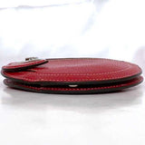 Hermes Bi-fold Wallet Compact Rouge Piment Red In The Loop f-20319 Leather Chevre Mysore HERMES Folding Charm Ladies