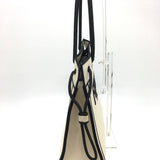 Fendi 8BH379 bag large Tote Bag Gresso Natural Beige & Black Beige x Black