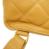 Chanel Backpack/Daypack Matelasse Caviar Skin Beige Women's