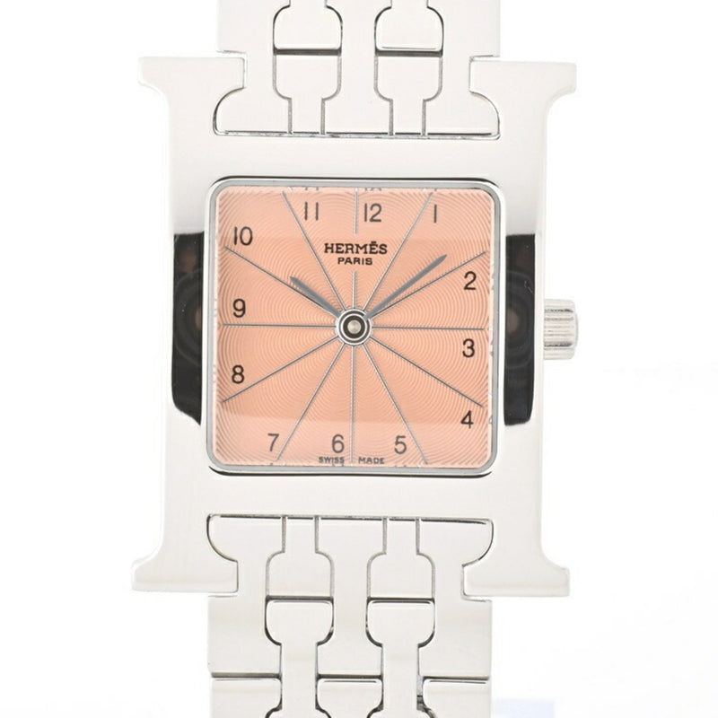 HERMES H Watch HH1.210 Pink Quartz E-155841