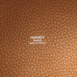 Hermes HERMES Picotin Lock MM Handbag Bag Calfskin (Cowhide) Taurillon Clemence Women's Brown