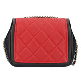 Chanel CHANEL chain matelasse shoulder bag lambskin red ladies