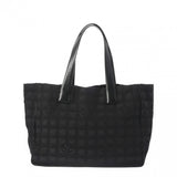 CHANEL New Travel Line Tote MM Black A15991 Women's Nylon Handbag