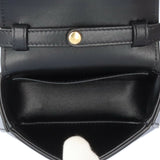 Celine Triomphe Shoulder Bag Leather Black Women's CELINE