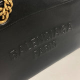 Balenciaga 760012 logo Chain Shoulder Bag Shoulder bag Tote Bag Black