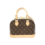 Louis Vuitton LOUIS VUITTON Handbag Monogram Alma BB Canvas M53152 Brown LV