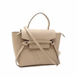 Celine Handbag Nano Belt Bag Women's Light Taupe Grained Calfskin 189003ZVA.18LT Shoulder