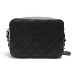 CHANEL Chain Shoulder Bag Lambskin (Sheepskin) Women's Black