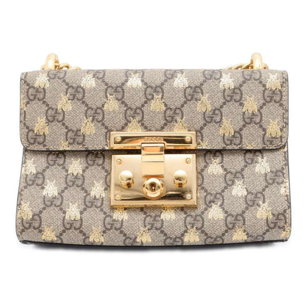 Gucci Chain Shoulder Bag Padlock Small 409487 GUCCI Double