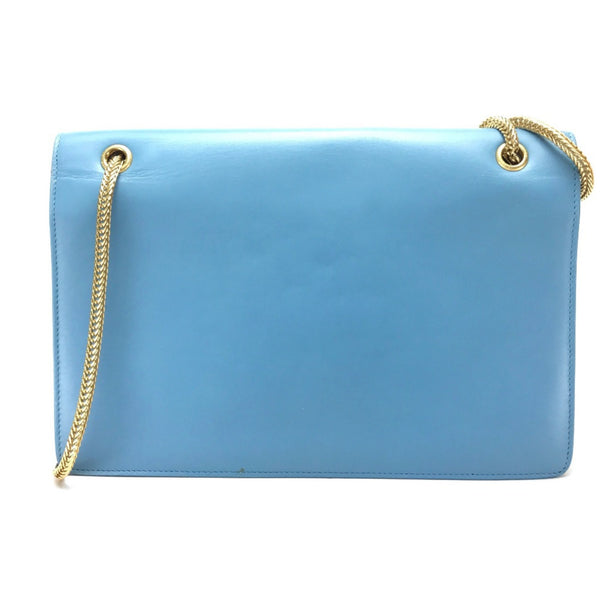 Saint Laurent Paris Shoulder Crossbody Bag Chain Clutch bag Shoulder Bag sky blue