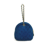 Chanel CC Mark CC bag party bag Hand Bag blue GoldHardware