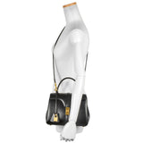 CELINE 16 Seize Small Handbag Calfskin Lambskin 188003BEY.38NO Black Women's