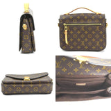 LOUIS VUITTON Handbag Crossbody Shoulder Bag Monogram Pochette Metis MM Canvas Brown Gold Women's M44875