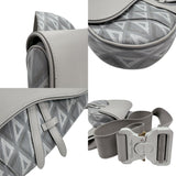 Christian Dior Body Bag Leather Grey Men's z1300