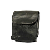 chanel backpack lambskin black ladies