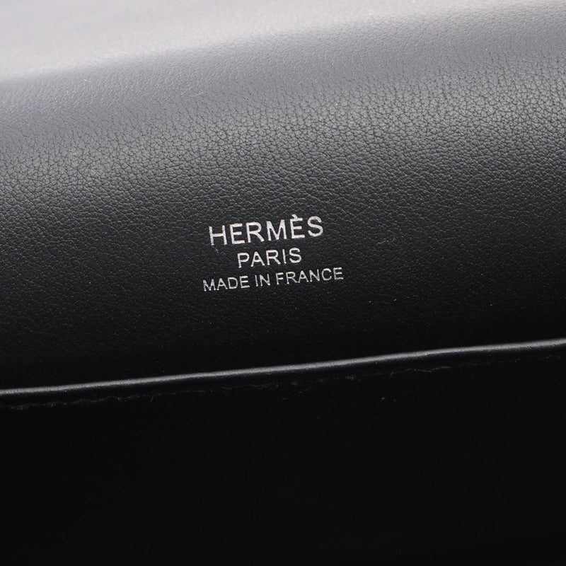 Hermes HERMES Geta Shoulder Bag Chevre Ladies Black