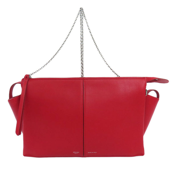 CELINE Trifold Shoulder Bag in Calf Leather for Women