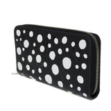 Louis Vuitton LOUIS VUITTON Long Wallet LV x YK Zippy Yayoi Kusama Black Monogram Empreinte Infinity Dot M81906 Men's Women's Billfold