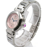 CARTIER Miss Pasha Wrist Watch W3140008 Quartz Pink Stainless Steel W3140008