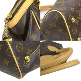 Louis Vuitton LOUIS VUITTON Handbag Monogram Tivoli PM Canvas Brown Women's M40143 r10091a