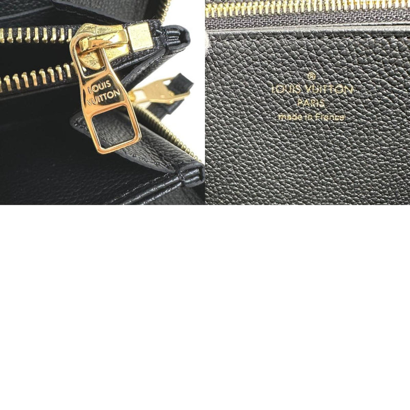 LOUIS VUITTON Long Wallet Empreinte Zippy M61864 Louis Vuitton Black