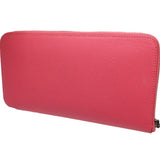 HERMES Azap Long Silk-in Wallet Vaux Epson Rose Azare 083794