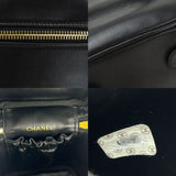 CHANEL Vanity Bag No. 4 Bicolore Leather Cosmetic Pouch Accessories Women's vanity bag pouch black