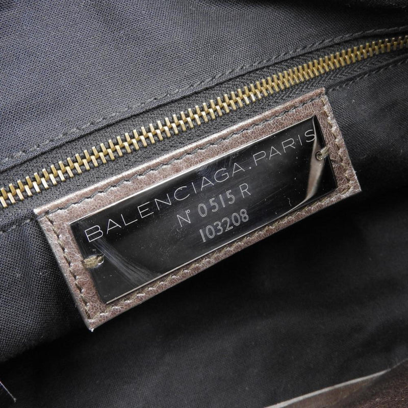 BALENCIAGA The First 103208 213048 Bag Leather Brown