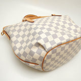 LOUIS VUITTON Damier Azur Riviera PM N48250 Handbag White 250752