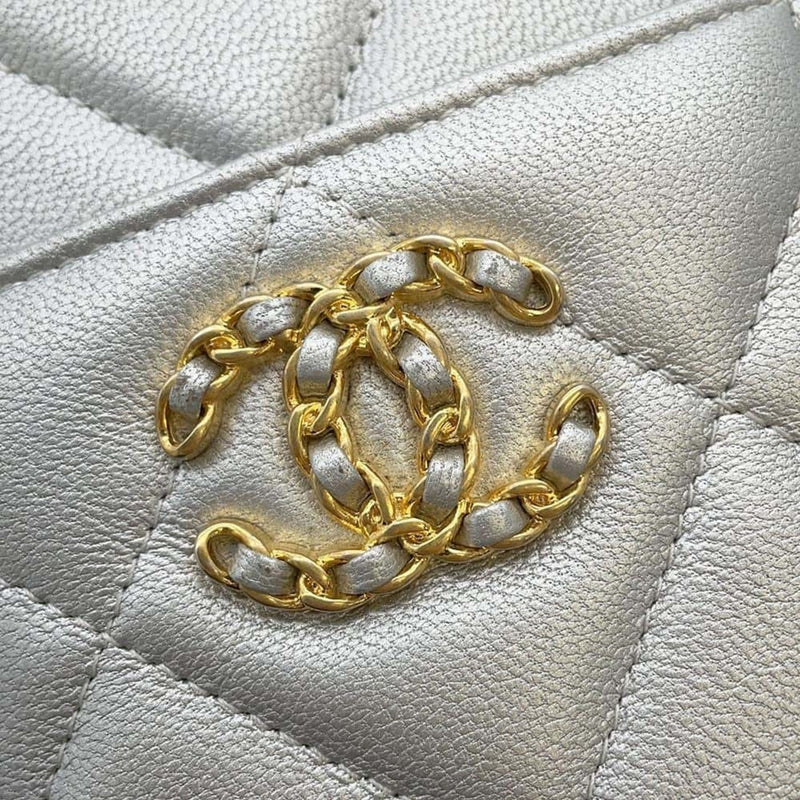 Chanel Business Card Holder/Card Case Fen Lambskin Coco Mark AP1182 CHANEL Pouch