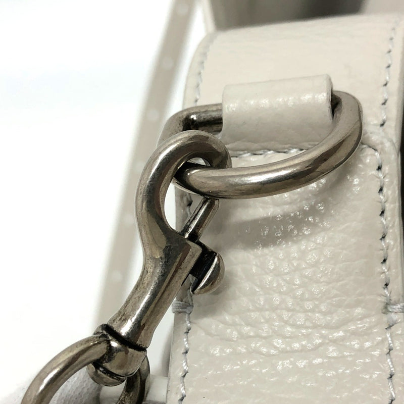 Balenciaga 659920 2WAY bag Shoulder Bag White SilverHardware