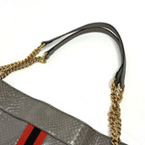 Gucci 537219 Sherry line Shoulder Bag Chain Tote Bag gray