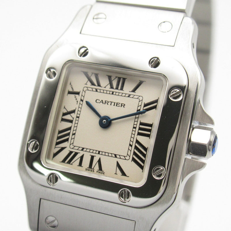 CARTIER Santos Galbe SM Wristwatch Stainless Steel Ladies Silver W20056D6