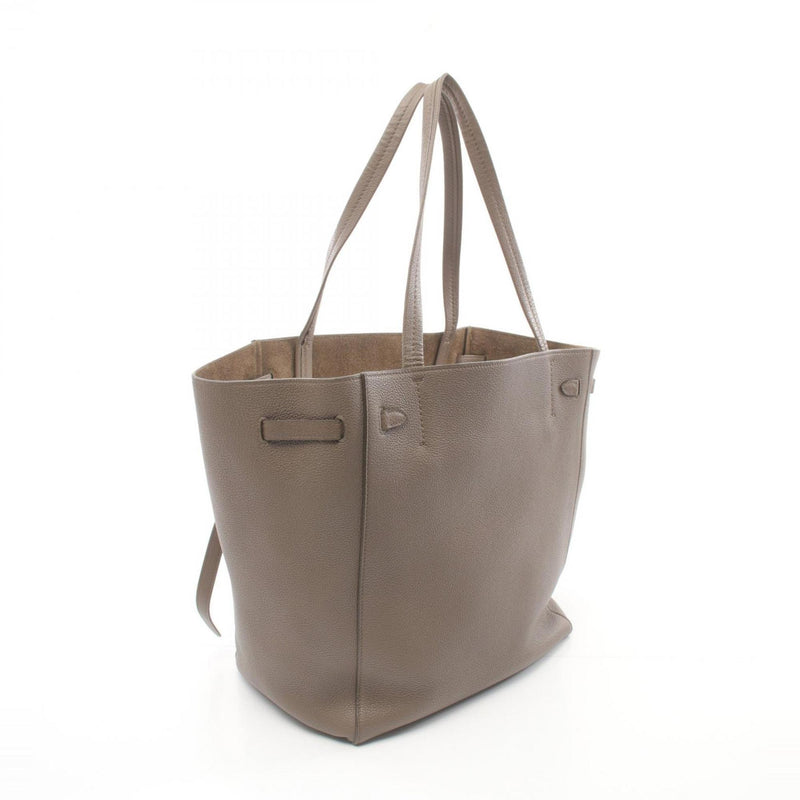 CELINE Cabas Phantom Small Tote Bag Leather Women's Beige 176023