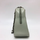 Chanel Mademoiselle Chain Bag Shoulder Bag Green SilverHardware