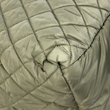 Chanel A48611 Quilted shawl Medium Tote Shoulder Bag Check Tote Bag khaki