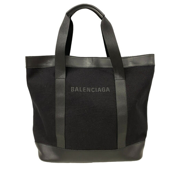 BALENCIAGA 374767 Navy Tote Bag Black Unisex