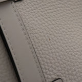 LOUIS VUITTON Louis Vuitton Christopher Tote Bag M58477 Taurillon Leather Blanc White Matte Black Hardware Shoulder