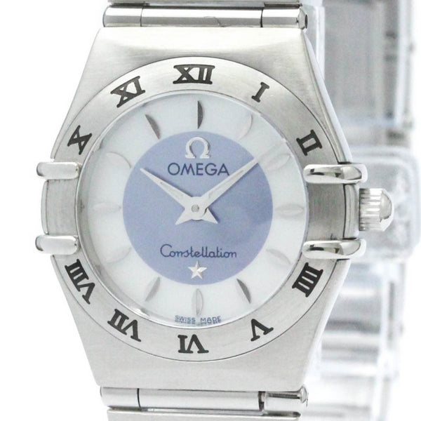 Polished OMEGA Constellation MOP Dial Steel Quartz Ladies Watch 1562.84 BF571265