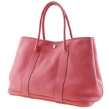 HERMES Garden Party PM Tote Bag Country Bougainvillea Made in France 2010 Pink □N Shoulder Handbag A4 Snap Button Ladies