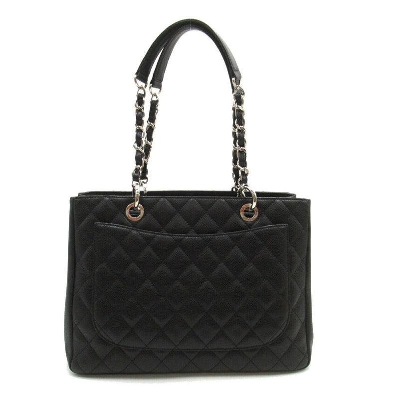 CHANEL 2101218193114 Tote Bag Caviar Skin (Grained Calf) Women's Black A50995