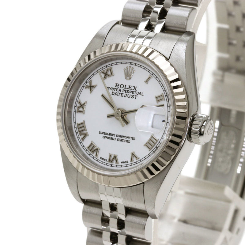 Rolex 79174 Datejust Roman Watch Stainless Steel SS Ladies