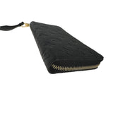 LOUIS VUITTON Long Wallet Empreinte Zippy M61864 Louis Vuitton Black