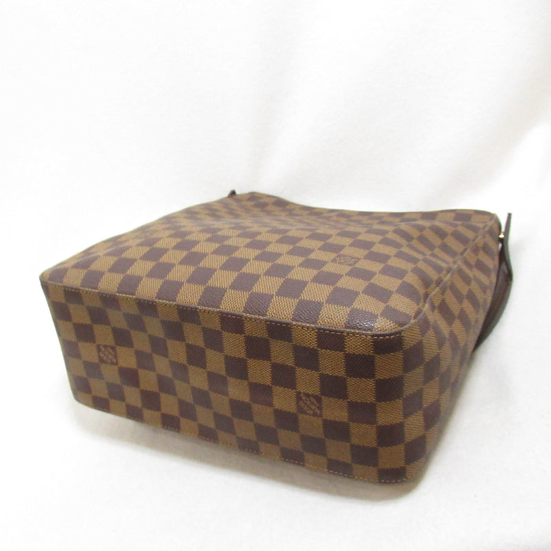 LOUIS VUITTON Looping GM Shoulder Bag Brown Damier PVC coated canvas N51144