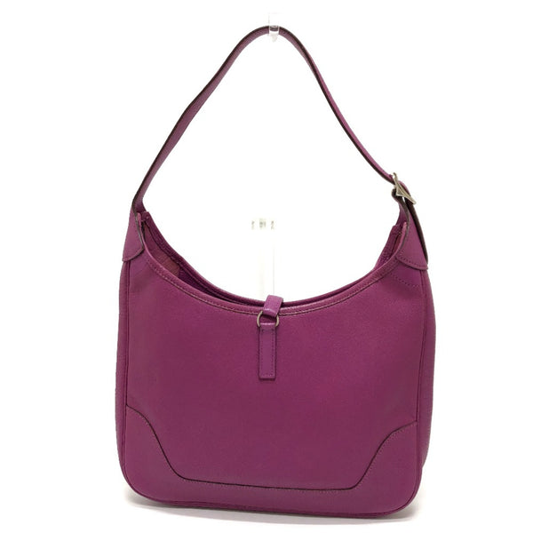 Hermes Shoulder Tote Bag Bag Shoulder Bag purple SilverHardware