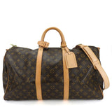 Louis Vuitton Boston Bag Keepall Bandouliere 50 M41416 Monogram Canvas Brown Women's Men's LOUIS VUITTON