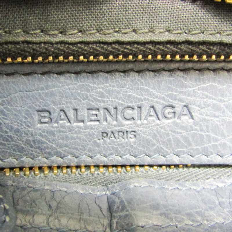 Balenciaga Giant Mini City 309544 Women's Leather Handbag,Shoulder Bag Blue