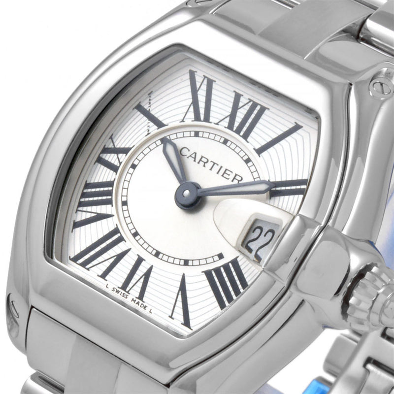 Cartier Roadster SM Watch Quartz Silver Dial Ladies