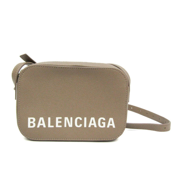 Balenciaga VILLE CAMERA BAG XS 558171 Women's Leather Shoulder Bag Grayish