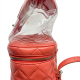 CHANEL Chanel rucksack matelasse clear pink